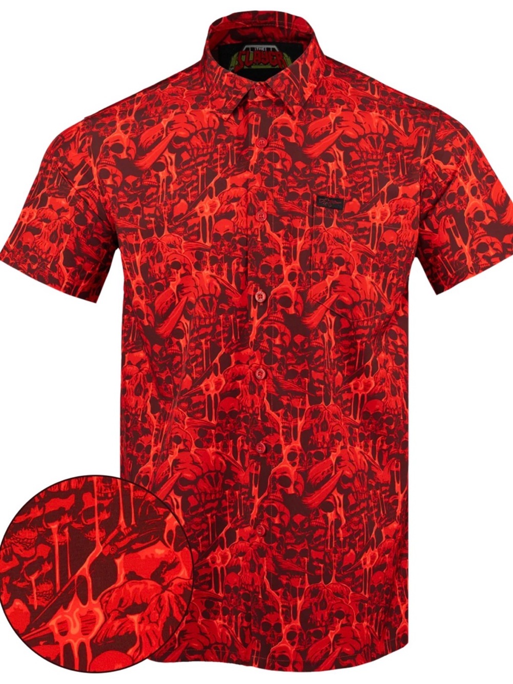 Retro Rifle Slayer Button Down - 4XL